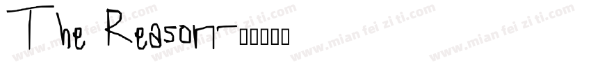 The Reason字体转换